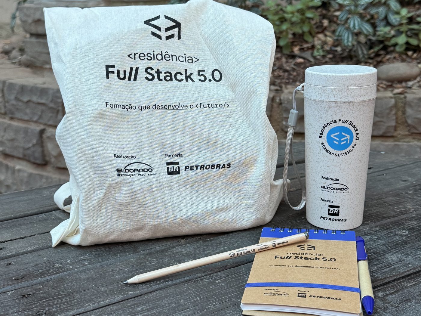 Kit de boas-vindas da Residência Full Stack 5.0